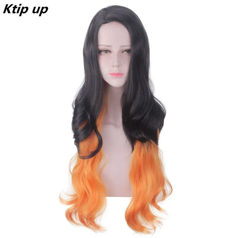 Ktip Up Anime Demon Slayer: Kimetsu No Yaiba Nezuko Kamado Wig Long Heat Resistant Synthetic Hair Perucas Cosplay Wigs + Wig Cap
Ktip Up Anime Demon Slayer: Kimetsu No Yaiba Nezuko Kamado Wig Long Heat Resistant Synthetic Hair Perucas Cosplay Wigs + Wig Cap