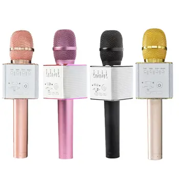 Q9 Metal Wireless Bluetooth Karaoke KTV Party Music Singing Hand-held Microphone Микрофон Беспроводной Микрофон For Music Play
Q9 Metal Wireless Bluetooth Karaoke KTV Party Music Singing Hand-held Microphone Микрофон Беспроводной Микрофон For Music Play