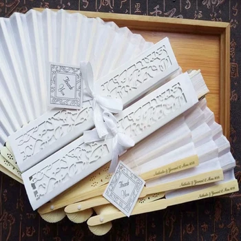 100pcs Personalized Luxurious Silk Fold hand Fan in Elegant Laser Gift Box Party Favors/Wedding Gifts Customized Printing Fan
100pcs Personalized Luxurious Silk Fold hand Fan in Elegant Laser Gift Box Party Favors/Wedding Gifts Customized Printing Fan