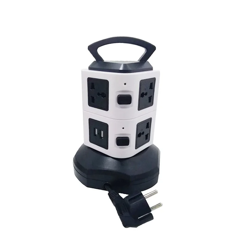 USB Socket Vertical Power Strip Overload Protection EU Plug 5AC Universal Outlet with Switch 1.8M Extension Cord Socket
USB Socket Vertical Power Strip Overload Protection EU Plug 5AC Universal Outlet with Switch 1.8M Extension Cord Socket