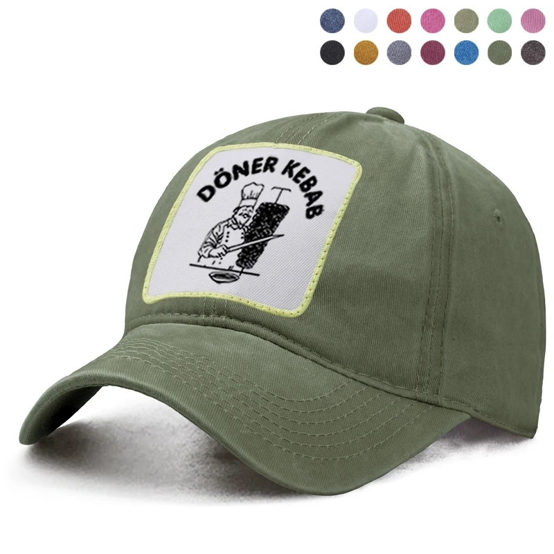 Doner кебаб Donerspie бейсбольная кепка Harajuku Хип-хоп папа твердая Кепка водителя