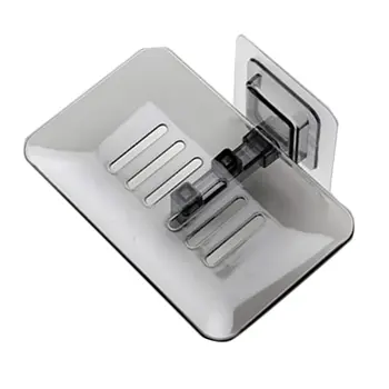 Creative Free Punch Paste Crystal Soap Box Bathroom Suction Wall Soap Rack Drain Soap Box Bathroom Soap Box 
Creative Free Punch Paste Crystal Soap Box Bathroom Suction Wall Soap Rack Drain Soap Box Bathroom Soap Box