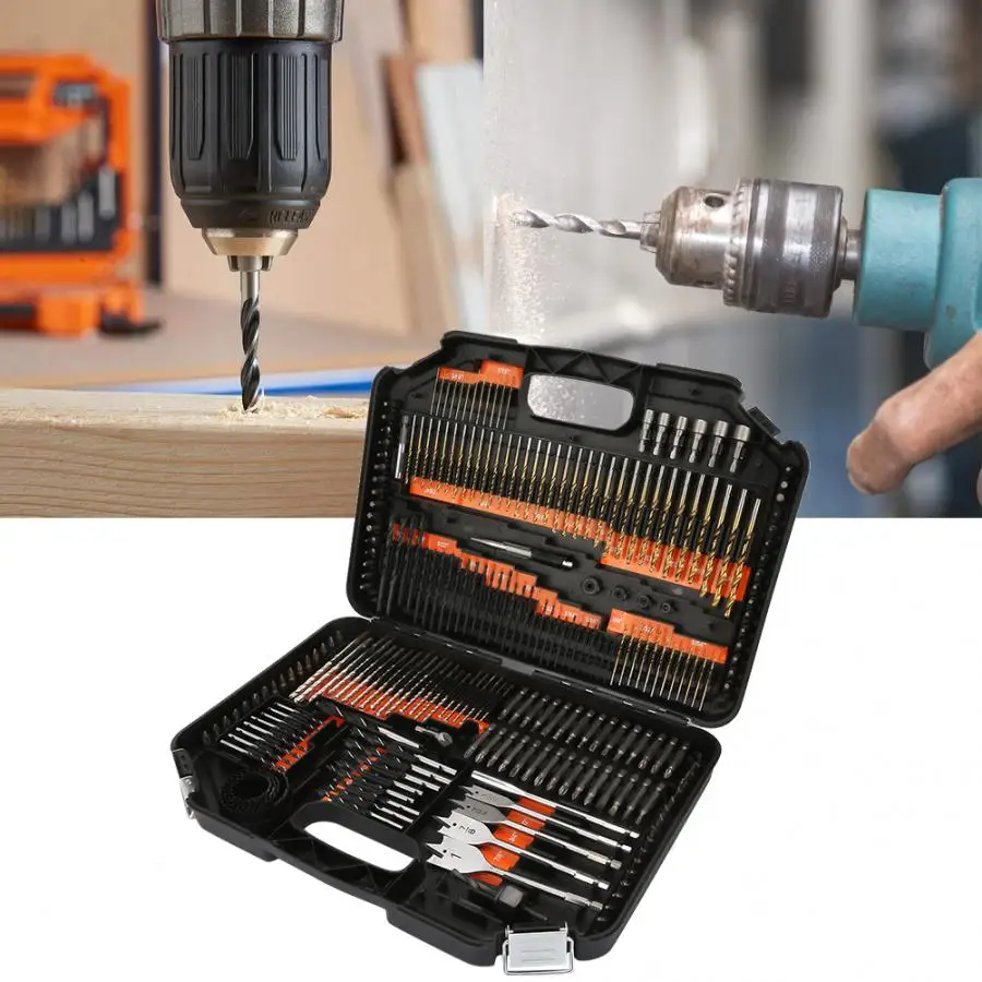 246Pcs/set Multifunctional Combination Drill Bit Screw Bits Set Kit with Box DIY Woodworking Domestic Delivery
246Pcs/set Multifunctional Combination Drill Bit Screw Bits Set Kit with Box DIY Woodworking Domestic Delivery