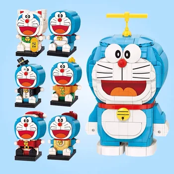 Mini Dorami Doraemon Model Building Blocks Creator Blue Fat Man Figures Diamond Blocks Brick Headz Toys Doll For Kids Gift
Mini Dorami Doraemon Model Building Blocks Creator Blue Fat Man Figures Diamond Blocks Brick Headz Toys Doll For Kids Gift