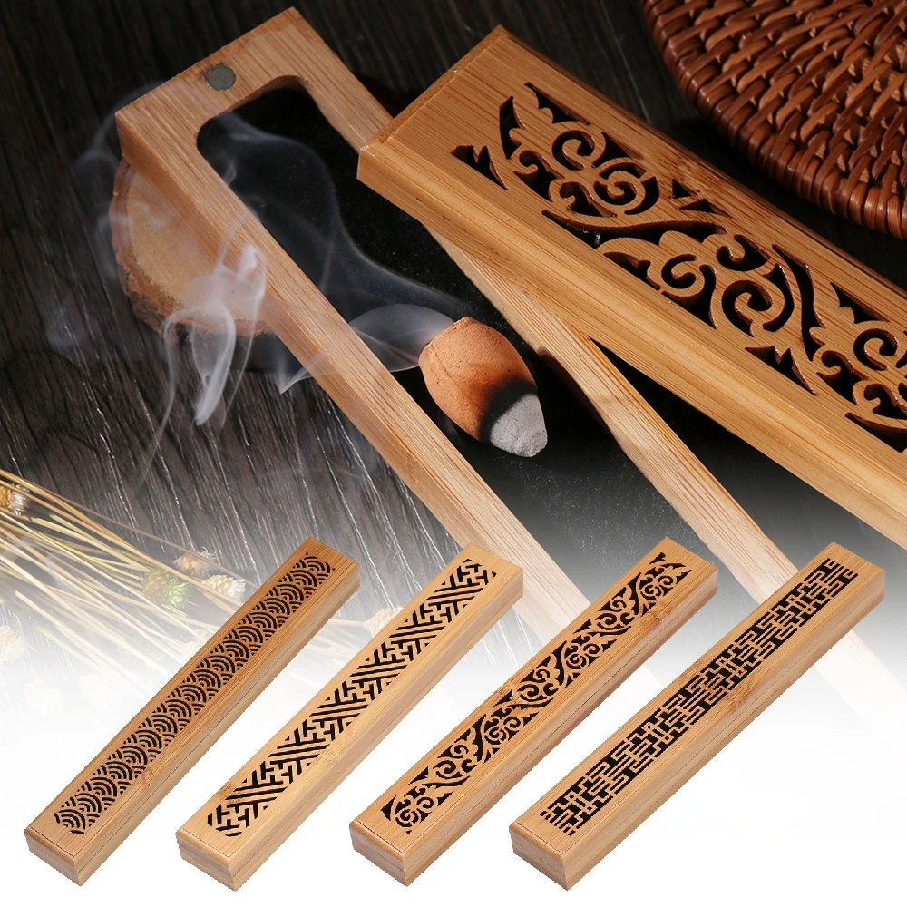 1PC Retro Buddhism Wood Incense Holder Censer Joss-stick Inserted Ash Catcher Aromatherapy Tools Home Decoration Supplies
1PC Retro Buddhism Wood Incense Holder Censer Joss-stick Inserted Ash Catcher Aromatherapy Tools Home Decoration Supplies
