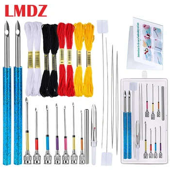 LMDZ 24 Pcs Embroidery Stitching Felting Punch Needles Punch Needle Kit Poking Cross Stitch Tool Crochet Knitting Needle Thread
LMDZ 24 Pcs Embroidery Stitching Felting Punch Needles Punch Needle Kit Poking Cross Stitch Tool Crochet Knitting Needle Thread