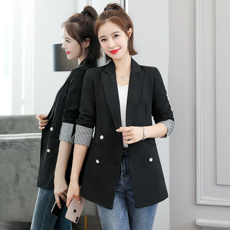 Black And White with Pattern Suit WOMEN'S Dress 2019 New Style Spring And Autumn Korean-style Western Style Small Suit Coat Slim
Black And White with Pattern Suit WOMEN'S Dress 2019 New Style Spring And Autumn Korean-style Western Style Small Suit Coat Slim
