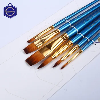 6 Sets of Pearlescent Blue Rod Nylon Wool 3-point 3-flat Combination Set Watercolor Acrylic Painting Brush
6 Sets of Pearlescent Blue Rod Nylon Wool 3-point 3-flat Combination Set Watercolor Acrylic Painting Brush
