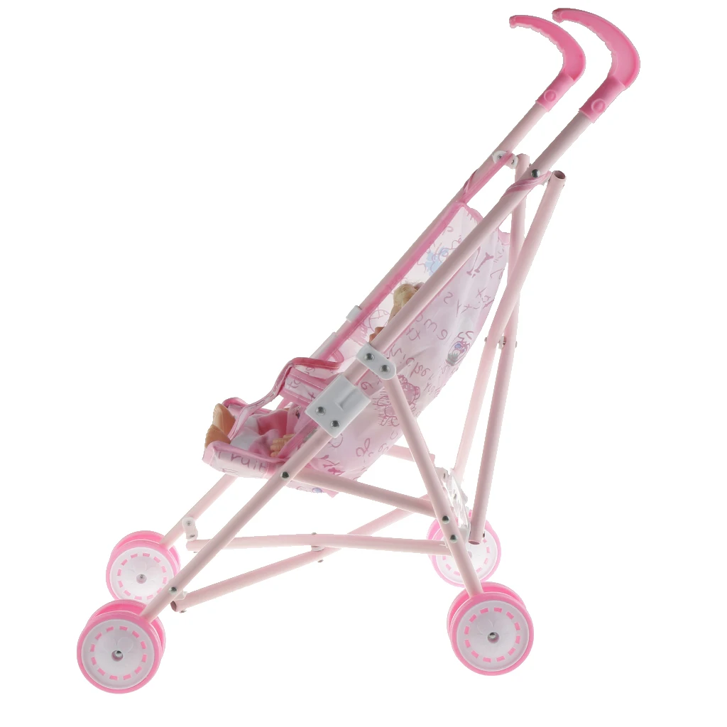 Talking Baby Doll and Stroller Changing Set Accessories Model Kids Play House Toys #1 Talking Baby Doll and Stroller Changing Set Accessories Model Kids Play House Toys #1
