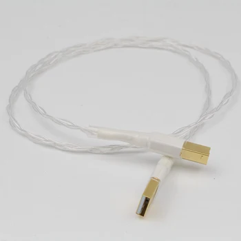 Hi-End Silver-plated USB 6N OCC Audio Cable HiFi Gold Plated USB Connector A-A A-B Plug For Data Cable DAC DVD Amplifier
Hi-End Silver-plated USB 6N OCC Audio Cable HiFi Gold Plated USB Connector A-A A-B Plug For Data Cable DAC DVD Amplifier