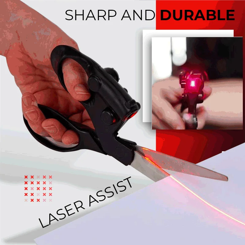 Laser Scissor Household Gadget Craft Scissor Gift for Sewer Shape Sewing Guided Scissor for Fabrics Paper Cutting Straight Fast
Laser Scissor Household Gadget Craft Scissor Gift for Sewer Shape Sewing Guided Scissor for Fabrics Paper Cutting Straight Fast