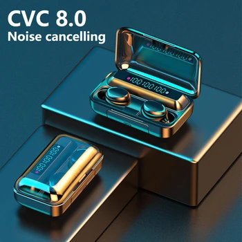 F9 TWS Bluetooth Wireless Earphone Touch Control Music Earbuds Three LED Power Display Headset IPX7 Waterproof For Running Sport
F9 TWS Bluetooth Wireless Earphone Touch Control Music Earbuds Three LED Power Display Headset IPX7 Waterproof For Running Sport