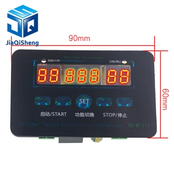 

XH-W1411 W1411 AC 220V DC 12V 10A LED Digital Temperature Controller Thermostat Control Switch Sensor For Greenhouses Aquatic