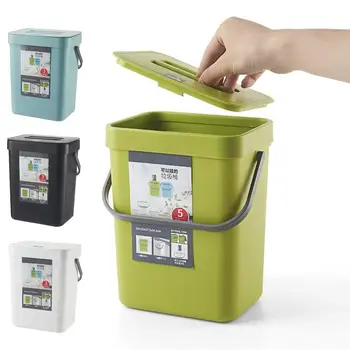 Wall Mounted Folding Waste Bin Kitchen Cabinet Door Hanging Trash Bin Garbage Car Trash Can Kitchen Storage Accessories 3/5L
Wall Mounted Folding Waste Bin Kitchen Cabinet Door Hanging Trash Bin Garbage Car Trash Can Kitchen Storage Accessories 3/5L