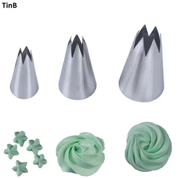 3pcs/Set Rose Cake Cream Nozzles Icing Piping Nozzles Pastry Tools Stainless Steel Cupcake Russian Pastry Cream Tips Bakeware
3pcs/Set Rose Cake Cream Nozzles Icing Piping Nozzles Pastry Tools Stainless Steel Cupcake Russian Pastry Cream Tips Bakeware