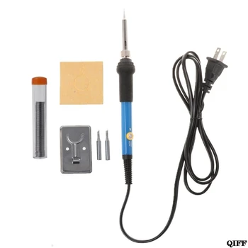 110V 60W US Plug Electric Soldering Iron Temperature Adjustable Soldering Iron Tips And Kits Internal Heated Welding Tools
110V 60W US Plug Electric Soldering Iron Temperature Adjustable Soldering Iron Tips And Kits Internal Heated Welding Tools