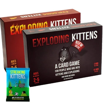 Adult Board Games NSFW Edition Kitten Original Edition Family Party Strategy Explode Fun Cards Game Child Toy
Adult Board Games NSFW Edition Kitten Original Edition Family Party Strategy Explode Fun Cards Game Child Toy
