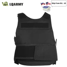 

LQARMY Black Tactical Army Vest Down Body Armor Plate Tactical Airsoft Carrier Vest CP Camo Hunting Police Combat Cs Clothes