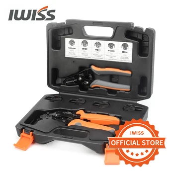 IWISS SN Series Quick Changing Wire Crimper Tool Set Connectors Crimping Plier Kit with 5 Changing Dies(2546B/48B/02C/06WF/6)
IWISS SN Series Quick Changing Wire Crimper Tool Set Connectors Crimping Plier Kit with 5 Changing Dies(2546B/48B/02C/06WF/6)