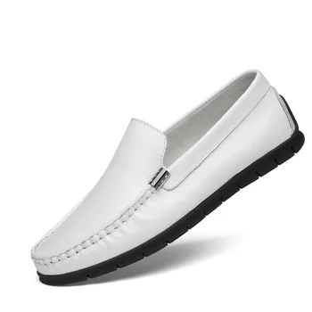 Spring Men's loafers Top Layer Cowhide Large Size Driving Shoes Leather Soft Bottom Hollow Leather Shoes
Spring Men's loafers Top Layer Cowhide Large Size Driving Shoes Leather Soft Bottom Hollow Leather Shoes