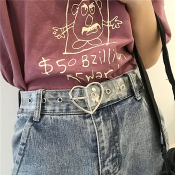 HUOBAO Fashion Lovely Round Peach Heart Buckle Transparent Women Waistband Gas Eye Waist Belts
HUOBAO Fashion Lovely Round Peach Heart Buckle Transparent Women Waistband Gas Eye Waist Belts