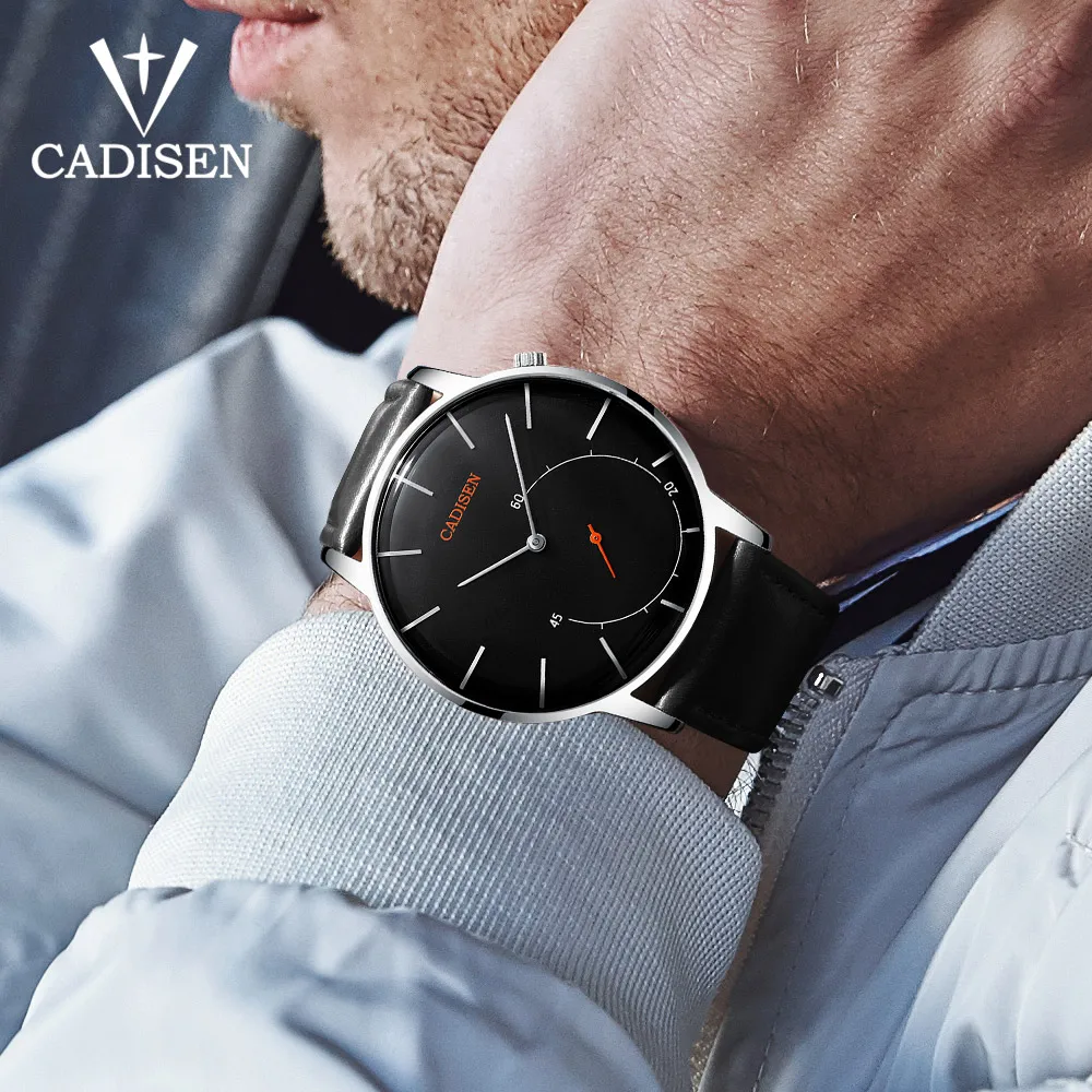 CADISEN Men's Watch Military Watch Ultra-thin Curved Glass Fashion Simple Design Quartz Watch Leisure Business Sports Waterproof
CADISEN Men's Watch Military Watch Ultra-thin Curved Glass Fashion Simple Design Quartz Watch Leisure Business Sports Waterproof