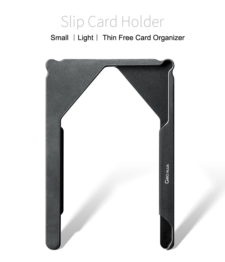 Брендовый алюминиевый тонкий держатель для карт кошелек чехол кредитных