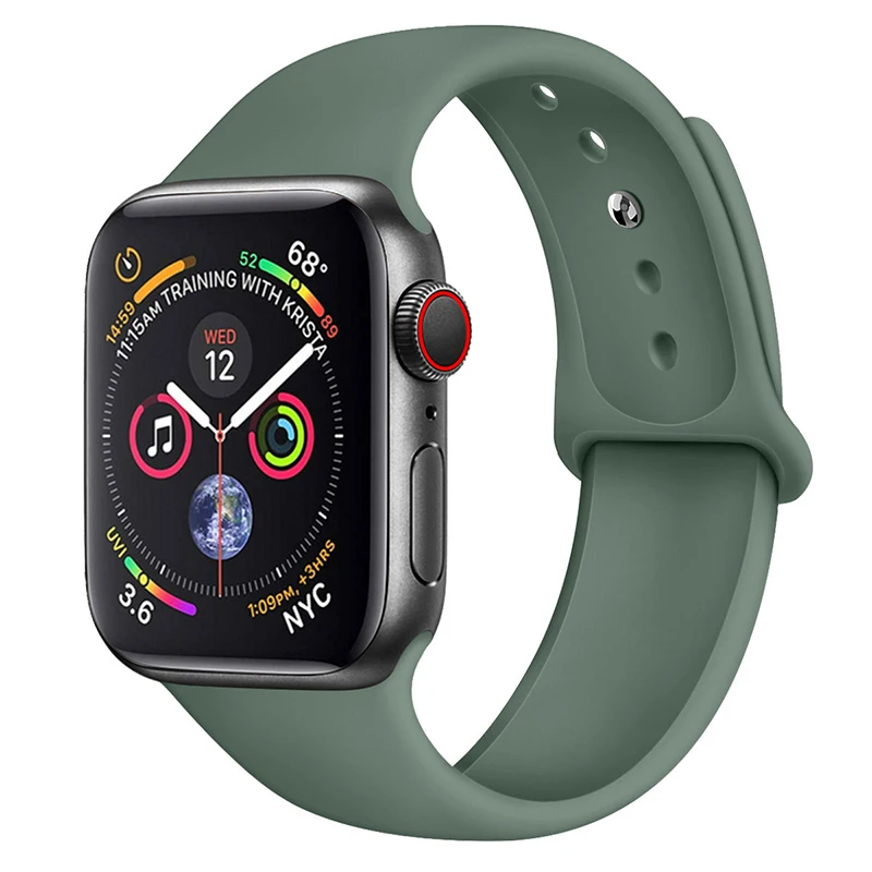 silicon watch bands for apple watch 1/2/3/4/5 soft Silicone Solid color strap for iphone watch Sweat resistant 40mm 44mm
silicon watch bands for apple watch 1/2/3/4/5 soft Silicone Solid color strap for iphone watch Sweat resistant 40mm 44mm