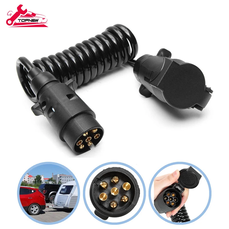 7 Broches 200cm Circuit PlugTruck Accessories, Trailer Light Panel Extension Cable, Male to Female
7 Broches 200cm Circuit PlugTruck Accessories, Trailer Light Panel Extension Cable, Male to Female