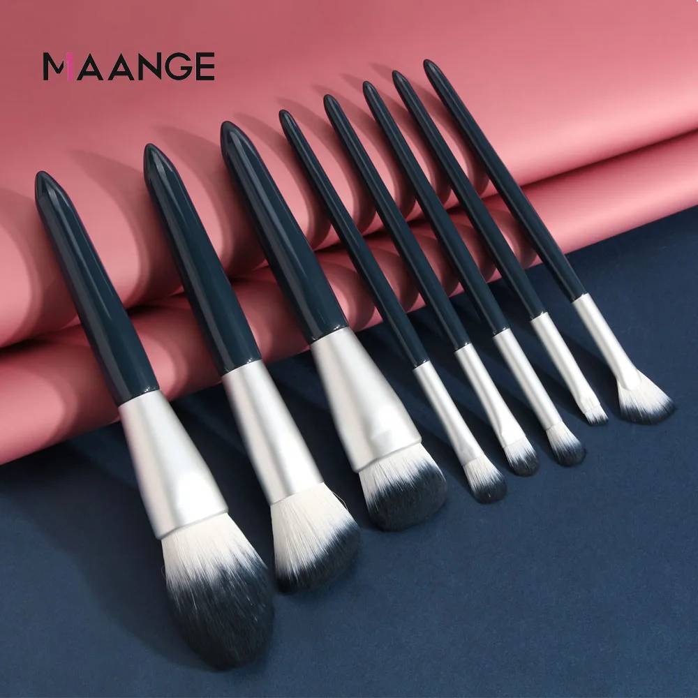 MAANGE 10PCS Makeup Brushes Sets With Bag Blue Powder Blusher Foundation Make up Brush Blending Eyeshadow Brush Beauty Tools
MAANGE 10PCS Makeup Brushes Sets With Bag Blue Powder Blusher Foundation Make up Brush Blending Eyeshadow Brush Beauty Tools