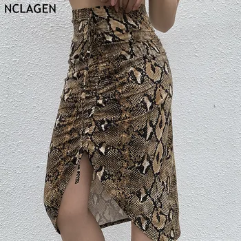 NCLAGEN 2019 Women Sexy Serpentine Print Drawstring Pleated Skirt High Waist Hip Package Split Harajuku Party Club Skirts
NCLAGEN 2019 Women Sexy Serpentine Print Drawstring Pleated Skirt High Waist Hip Package Split Harajuku Party Club Skirts