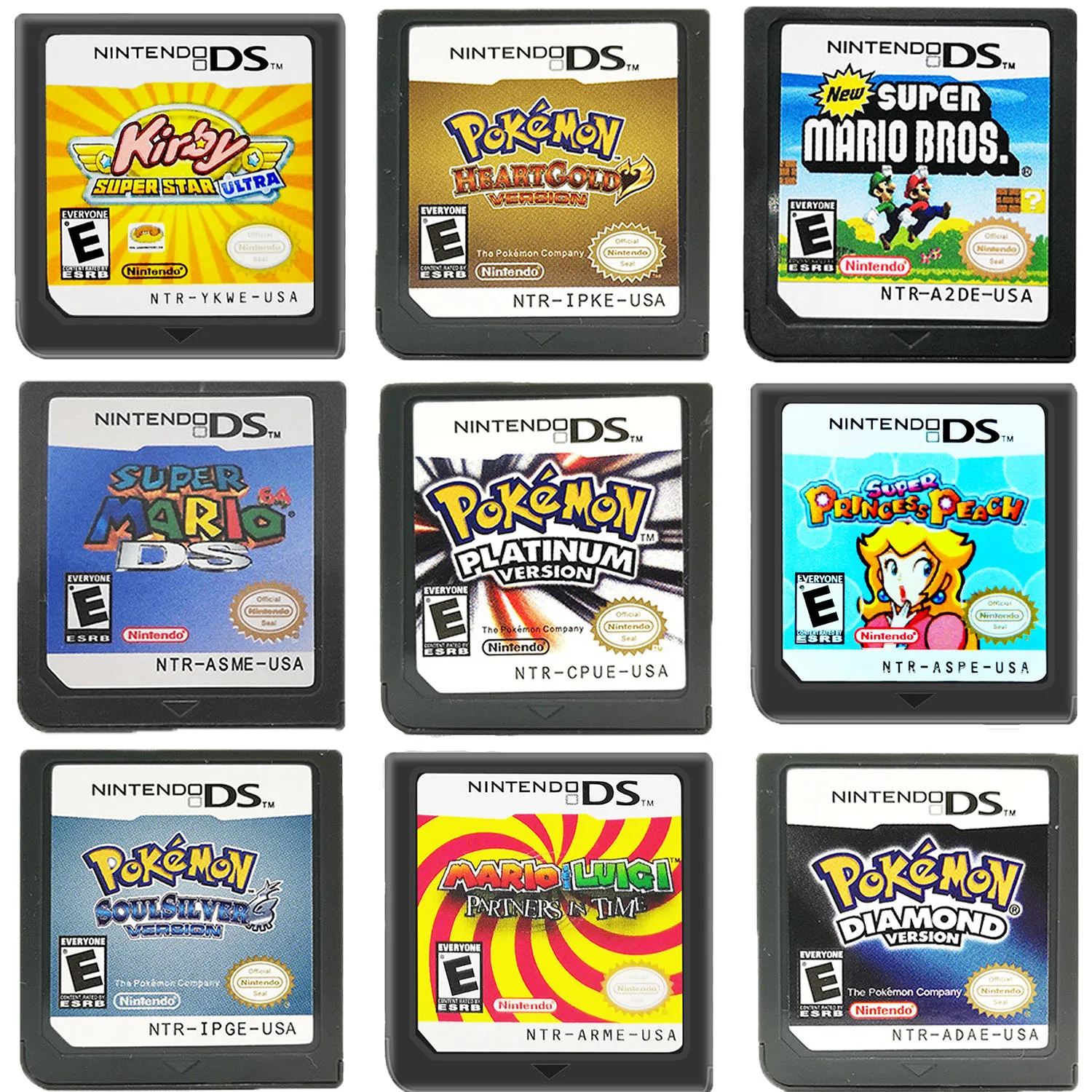 Pokemon Series Diamond HeartGold Pearl Platinum SoulSilver DS Game Cartridge Console Card English Language for DS 3DS 2DS
Pokemon Series Diamond HeartGold Pearl Platinum SoulSilver DS Game Cartridge Console Card English Language for DS 3DS 2DS