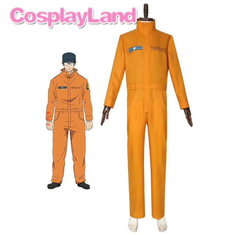 Anime Fire Force Cosplay Enn no Shouboutai Shinra Kusakabe Maki Oze Team Uniform Cosplay Costume Fireman Suit Outfits
Anime Fire Force Cosplay Enn no Shouboutai Shinra Kusakabe Maki Oze Team Uniform Cosplay Costume Fireman Suit Outfits