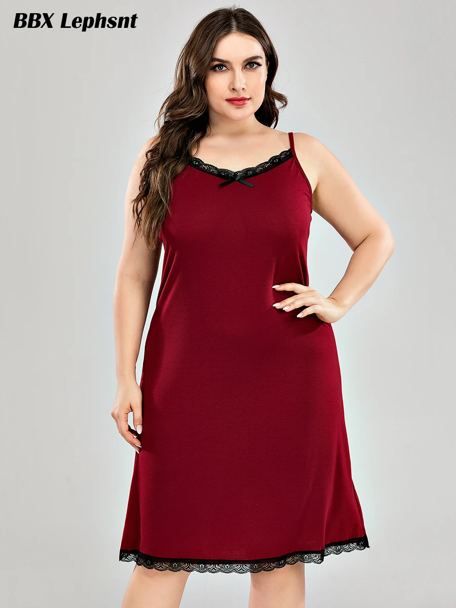 Plus size Women Summer slip Nightdress Sexy lace Slip Dresses Female Sleeveless Loose Nightdress Nighty dress 
Plus size Women Summer slip Nightdress Sexy lace Slip Dresses Female Sleeveless Loose Nightdress Nighty dress