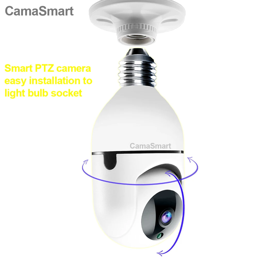 Bulb E27 Connector IP Camera Wifi PTZ Auto Tracking Waterproof Easy Installation For Indoor Use Home Security Ycc365plus
Bulb E27 Connector IP Camera Wifi PTZ Auto Tracking Waterproof Easy Installation For Indoor Use Home Security Ycc365plus