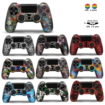 Silicone Case Cover For Sony PS4 Controller For PS4 Gamepads joystick with 2 thumbsticks Grips Cap
Silicone Case Cover For Sony PS4 Controller For PS4 Gamepads joystick with 2 thumbsticks Grips Cap