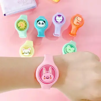 Mosquito Repellent Bracelet Flashting Light Baby Protection Care Watch Insects Kids Wrist Cute Animal Non-toxic Solid Plastic
Mosquito Repellent Bracelet Flashting Light Baby Protection Care Watch Insects Kids Wrist Cute Animal Non-toxic Solid Plastic