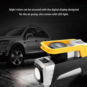 12V Car Inflatable Pump Electric Car Tyre Inflator Pump Universal Protable Air Compressor Pump With LED Light Car Accessories
12V Car Inflatable Pump Electric Car Tyre Inflator Pump Universal Protable Air Compressor Pump With LED Light Car Accessories