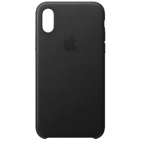 Case (clip-on case) Apple Leather for iPhone XS color (Black) black MRWM2ZM/A |