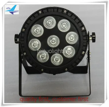 

12/lot outdoor uplighting IP65 9*18w rgbaw uv 6in1 led par wash disco light