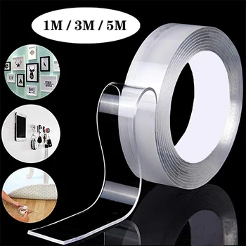 Magic Tape Reusable Double Sided Adhesive Nano Traceless Tape Removable Sticker Washable Adhesive Loop Disks Tie Glue Waterproof
Magic Tape Reusable Double Sided Adhesive Nano Traceless Tape Removable Sticker Washable Adhesive Loop Disks Tie Glue Waterproof
