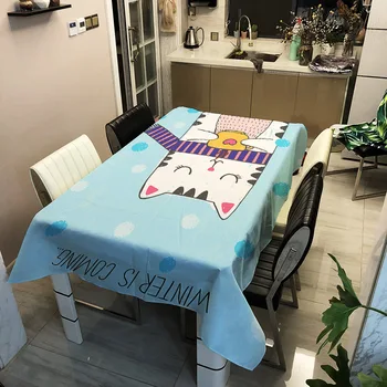 Cartoon Cat Polyester Tablecloth Household Rectangular Table Cloth Living Room Coffee Table Cover Kitchen Wipes Beach Carpet
Cartoon Cat Polyester Tablecloth Household Rectangular Table Cloth Living Room Coffee Table Cover Kitchen Wipes Beach Carpet