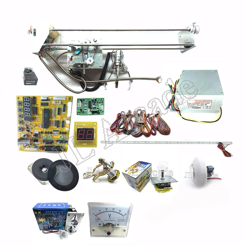 Classic Toy Crane Machine kit with gantry, claw, crane game PCB, coin acceptor, buttons, harness. etc for DIY crane machine
Classic Toy Crane Machine kit with gantry, claw, crane game PCB, coin acceptor, buttons, harness. etc for DIY crane machine