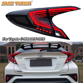 Rear Fog Lamp + Brake Light + Reverse Light + Dynamic Turn Signal Car LED Tail Light Taillight For Toyota C-HR CHR 2017 2018
Rear Fog Lamp + Brake Light + Reverse Light + Dynamic Turn Signal Car LED Tail Light Taillight For Toyota C-HR CHR 2017 2018