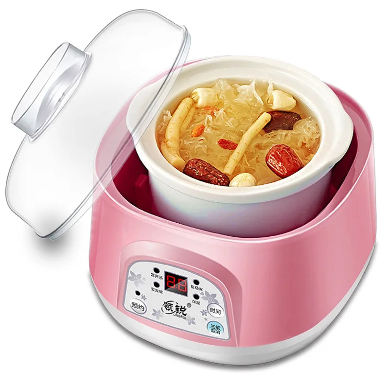 Smart Subscription Timing Fully Automatic Electric Stewing Pot Mini Small Ceramic Whiteware Slow Cooker Stewed Bird's Nest Water
Smart Subscription Timing Fully Automatic Electric Stewing Pot Mini Small Ceramic Whiteware Slow Cooker Stewed Bird's Nest Water
