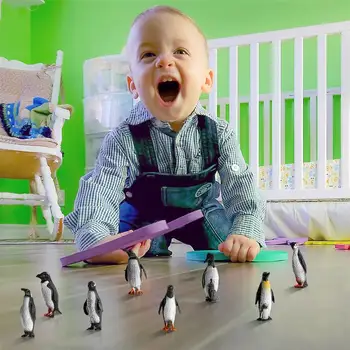 TOYMYTOY 8PCS Plastic Ocean Animal Penguin Figure Model teaching children to learn Preschool Kids Toy
TOYMYTOY 8PCS Plastic Ocean Animal Penguin Figure Model teaching children to learn Preschool Kids Toy