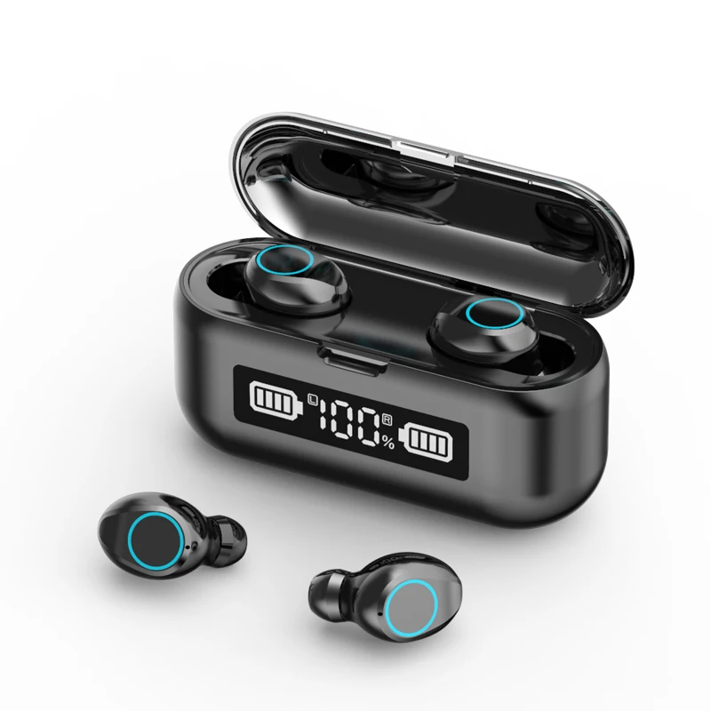 Wireless Earphones With Mic F9 TWS Bluetooth 5.1 Stereo Sound Headset 2000mAh LED Charging Box Earbuds for Smart Phones
Wireless Earphones With Mic F9 TWS Bluetooth 5.1 Stereo Sound Headset 2000mAh LED Charging Box Earbuds for Smart Phones