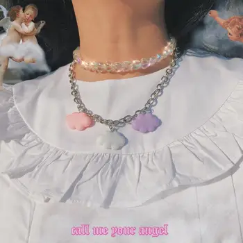 2020 New Trendy Choker Colorful Transparent Daisy Dangle Cloud Love Necklace for Women Summer Hot Jewelry
2020 New Trendy Choker Colorful Transparent Daisy Dangle Cloud Love Necklace for Women Summer Hot Jewelry