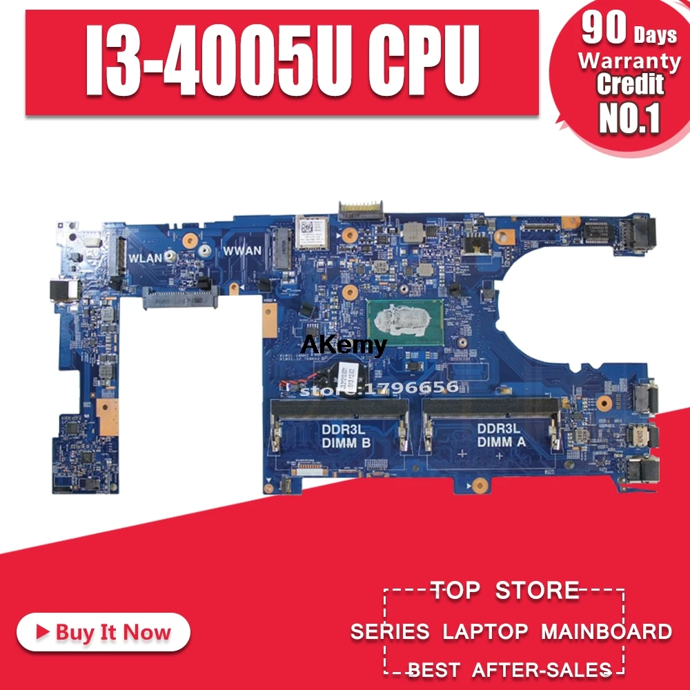 FOR Dell Latitude 3340 Laptop For Motherboard MYK5G 0MYK5G CN-0MYK5G DDR3L I3-4005U CPU DLR30 13229-1 5X37M
FOR Dell Latitude 3340 Laptop For Motherboard MYK5G 0MYK5G CN-0MYK5G DDR3L I3-4005U CPU DLR30 13229-1 5X37M