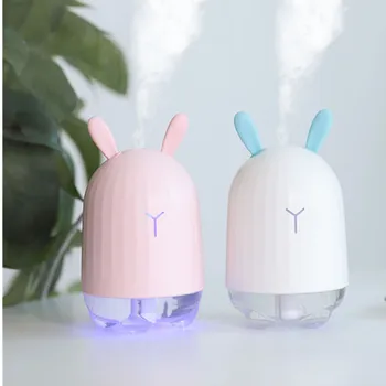 Cute Rabbit Humidifier 220ML Ultrasonic Aroma Essential Oil Diffuser for Home Car USB Fogger Mist Maker with LED Night Lamp
Cute Rabbit Humidifier 220ML Ultrasonic Aroma Essential Oil Diffuser for Home Car USB Fogger Mist Maker with LED Night Lamp